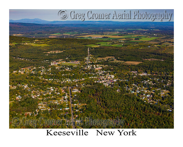 Aerial Photo of Keeseville, New York