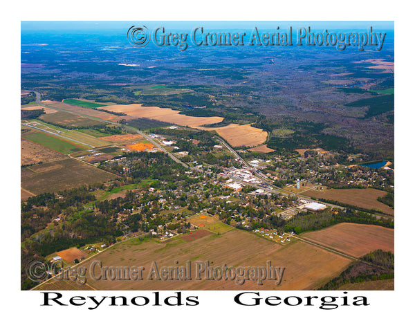 Aerial Photo of Reynolds, Georgia