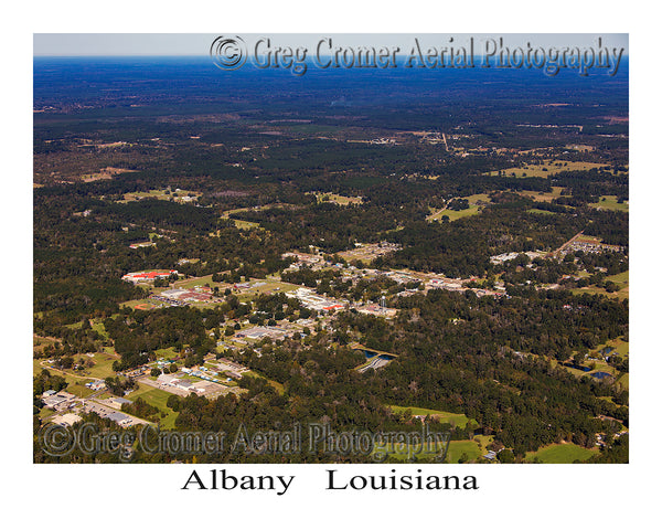 Aerial Photo of Albany, Louisiana