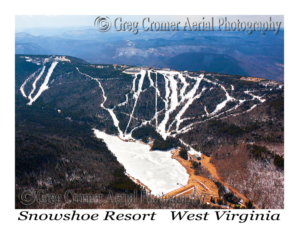 Aerial Photo of Snowshoe Mountain Resort, WV