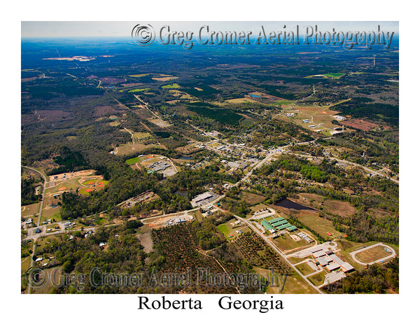 Aerial Photo of Roberta, Georgia