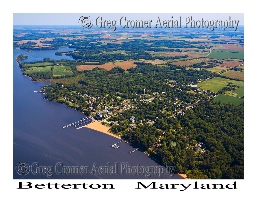 Aerial Photo of Betterton, Maryland