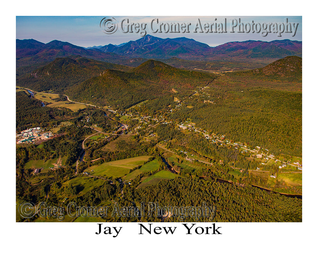 Aerial Photo of Jay, New York