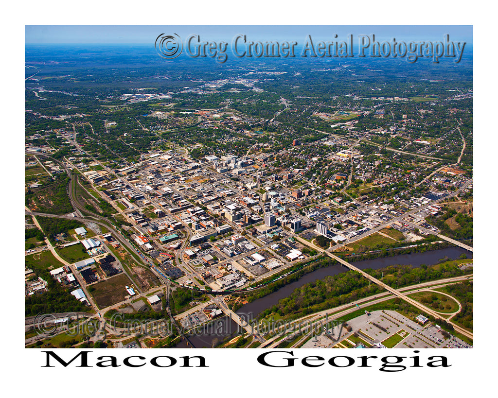 Aerial Photo of Macon, Georgia
