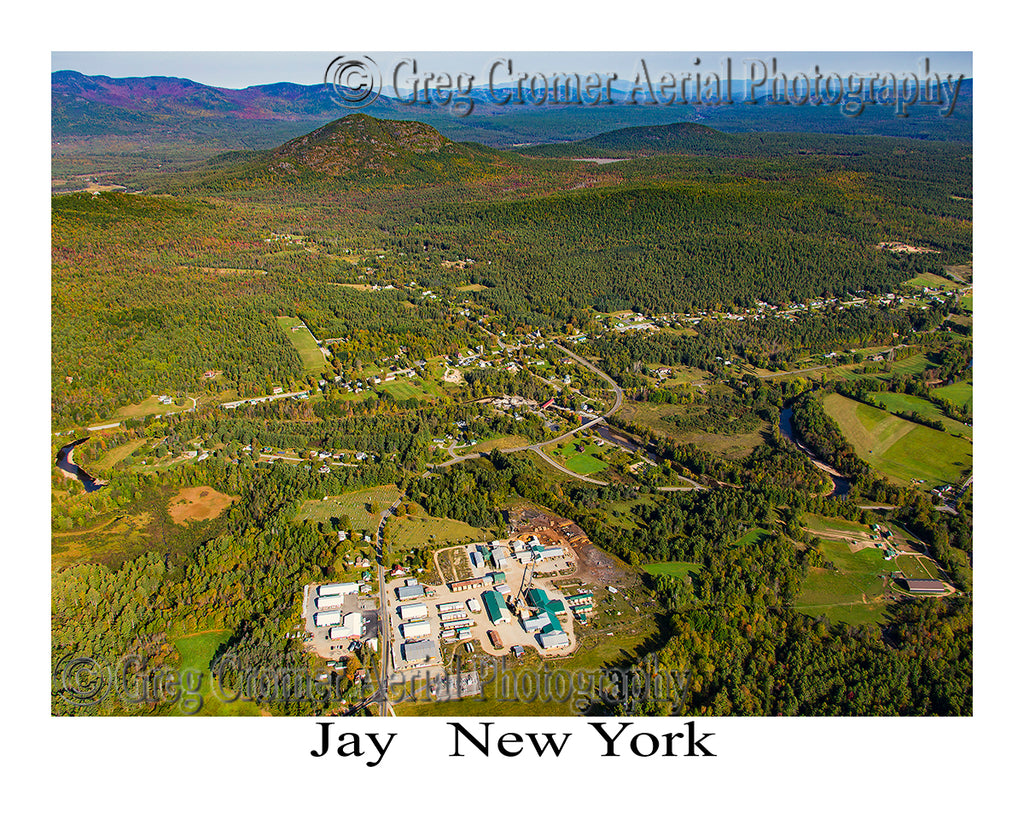 Aerial Photo of Jay, New York