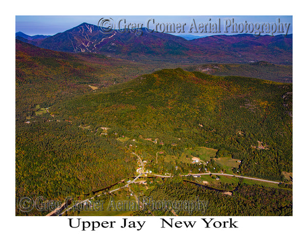 Aerial Photo of Upper Jay, New York