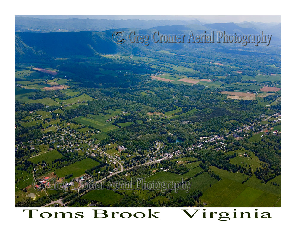 Aerial Photo of Toms Brook, Virginia