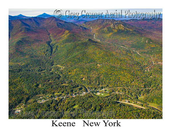 Aerial Photo of Keene, New York
