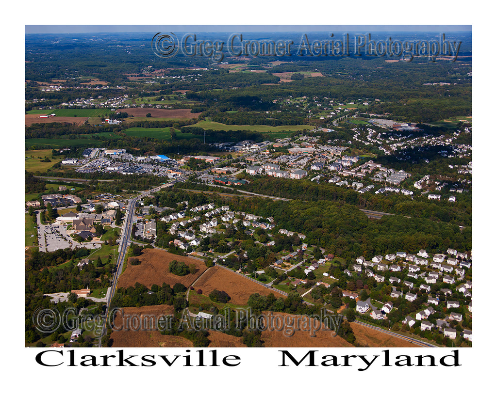 Aerial Photo of Clarksville, Maryland