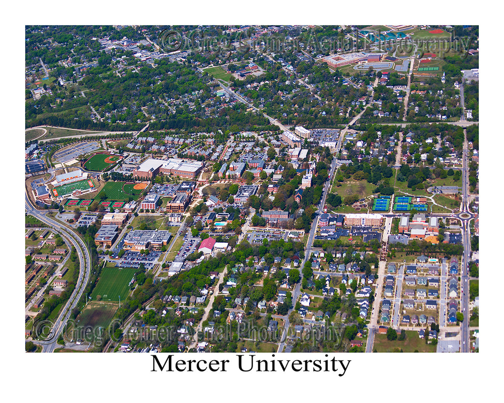 Aerial Photo of Mercer University - Macon, Georgia