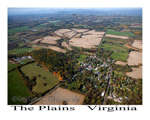 Aerial Photo of The Plains, Virginia
