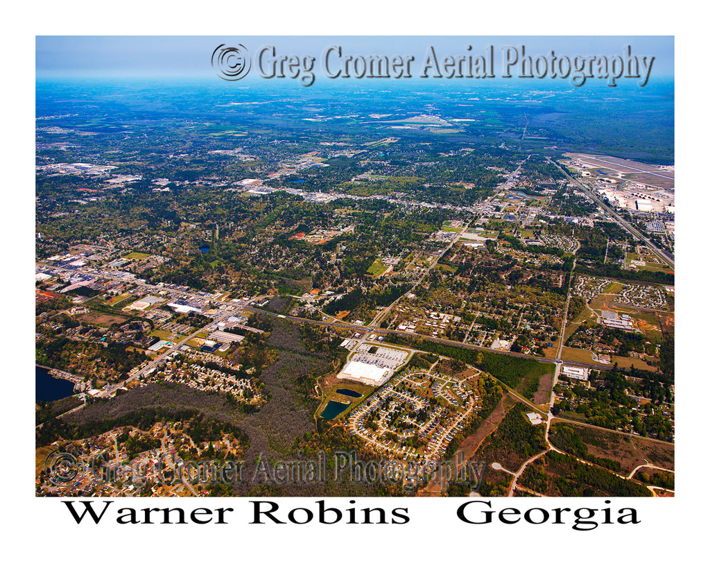 Aerial Photo of Warner Robins, Georgia