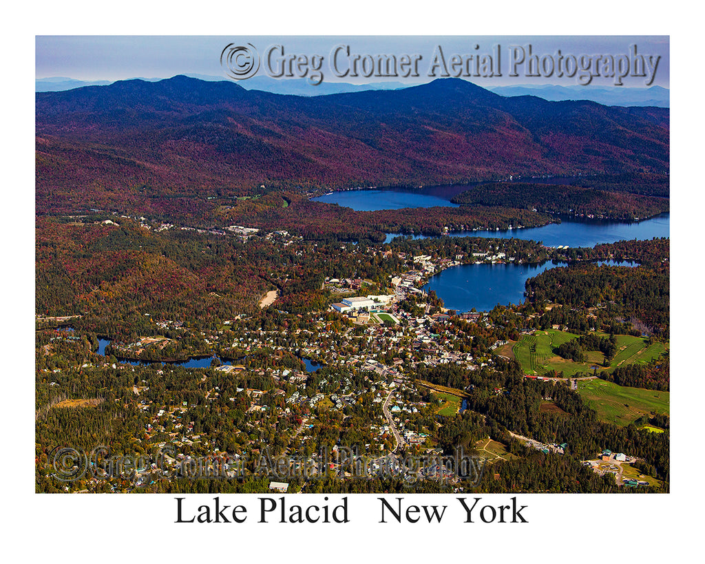Aerial Photo of Lake Placid, New York