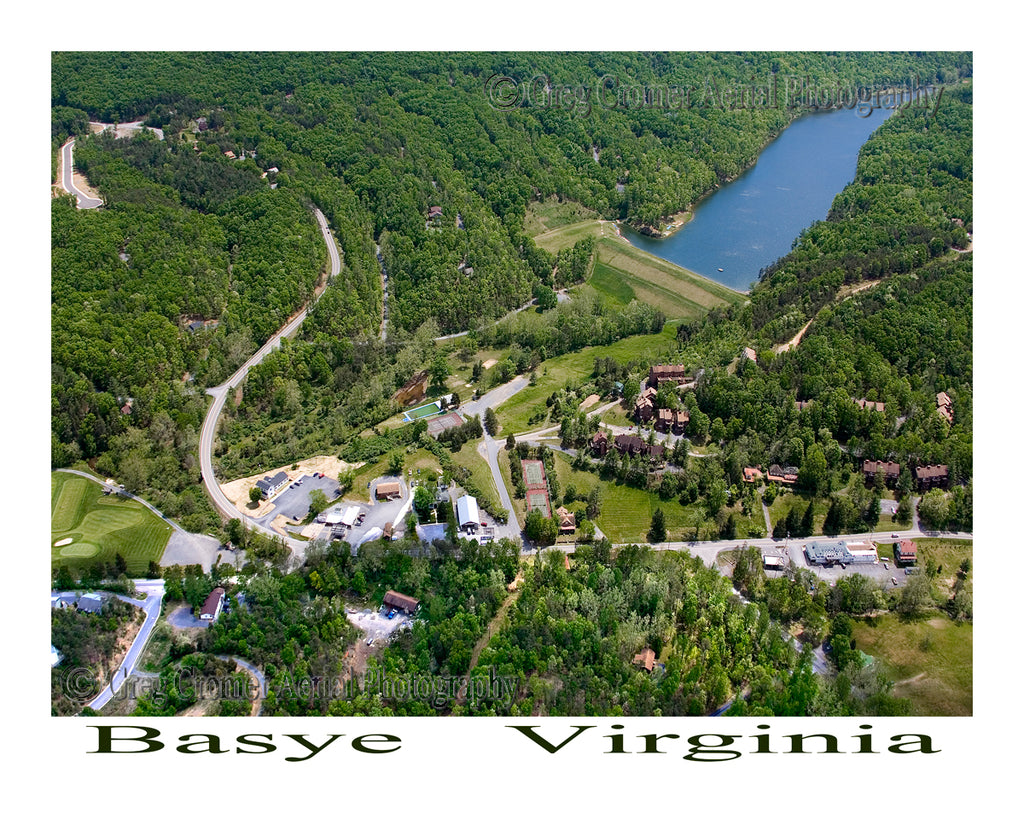 Aerial Photo of Bayse, Virginia