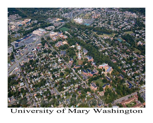 Aerial Photo of University of Mary Washington - Fredericksburg, Virginia