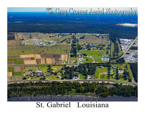 Aerial Photo of St. Gabriel, Louisiana