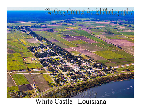 Aerial Photo of White Castle, Louisiana