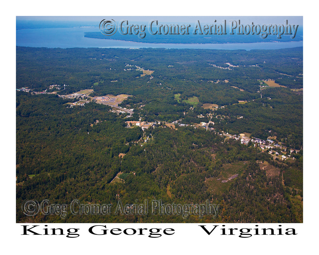 Aerial Photo of King George, Virginia