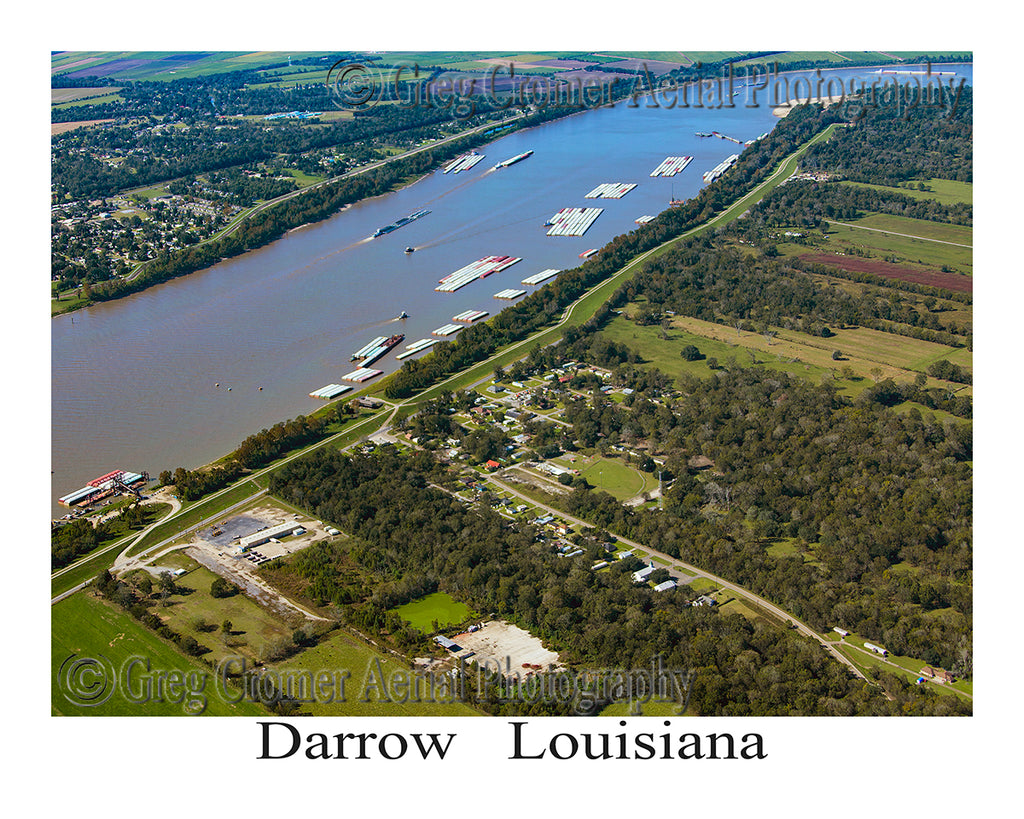 Aerial Photo of Darrow, Louisiana