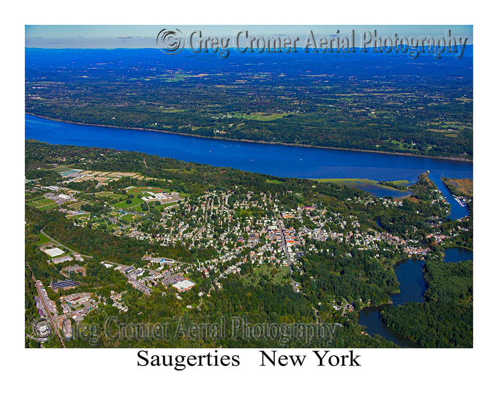 Aerial Photo of Saugerties, New York