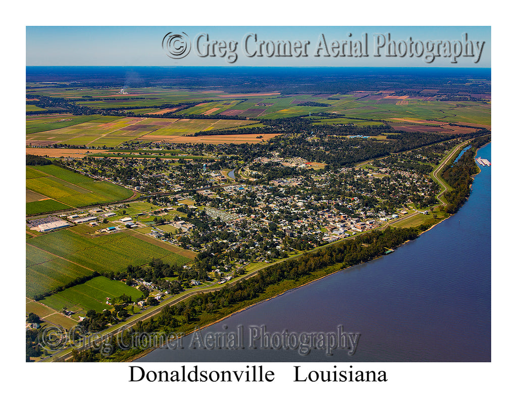 Aerial Photo of Donaldsonville, Louisiana