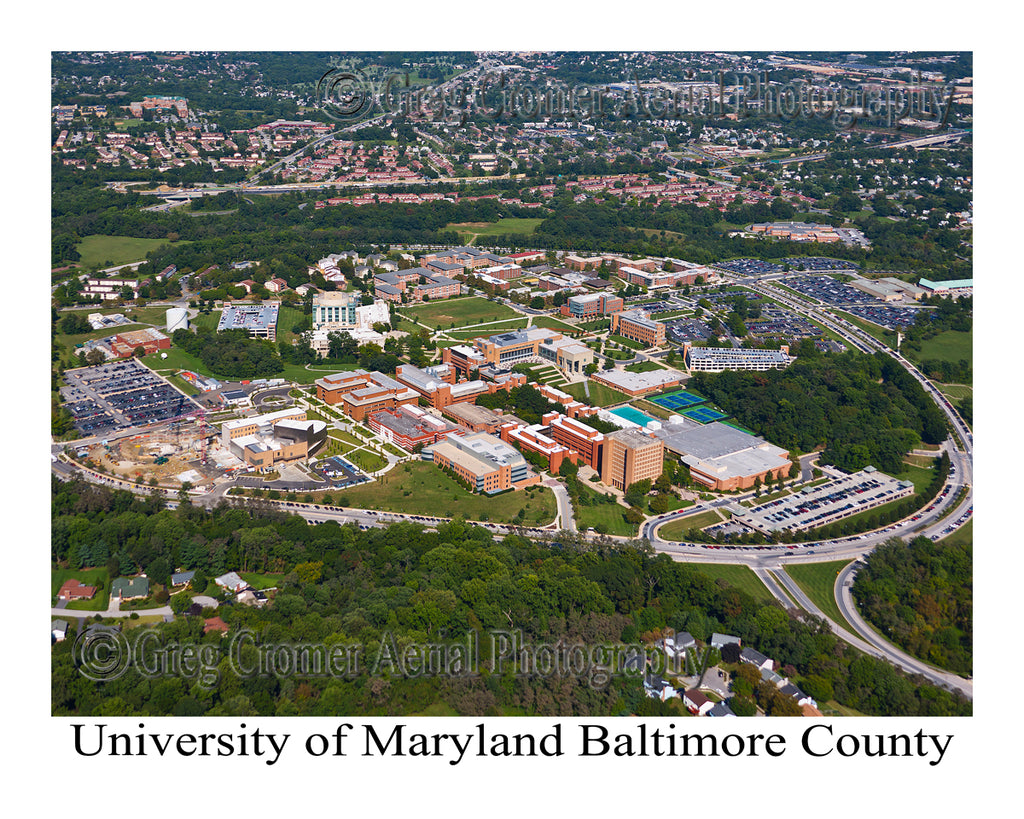 Aerial Photo of University of Maryland Baltimore County - Maryland
