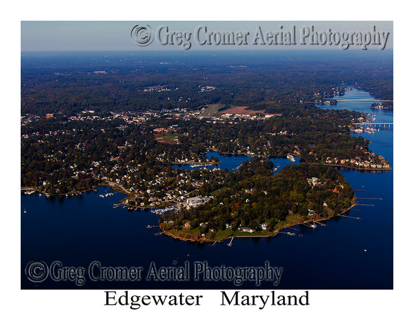 Aerial Photo of Edgewater, Maryland