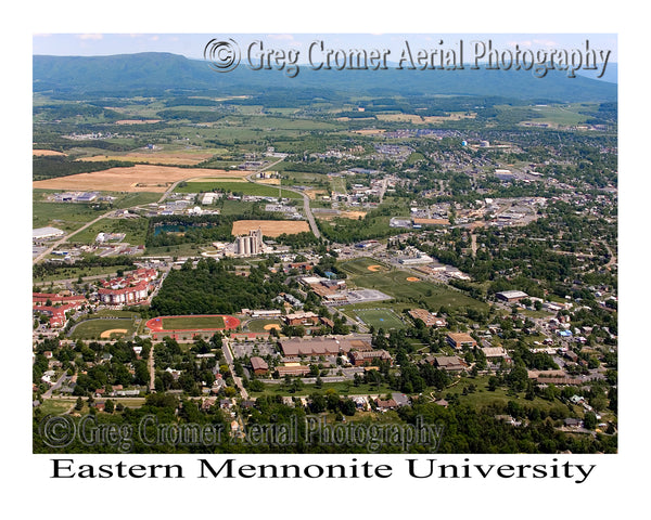 Aerial Photo of Eastern Mennonite University - Harrisonburg, Virginia