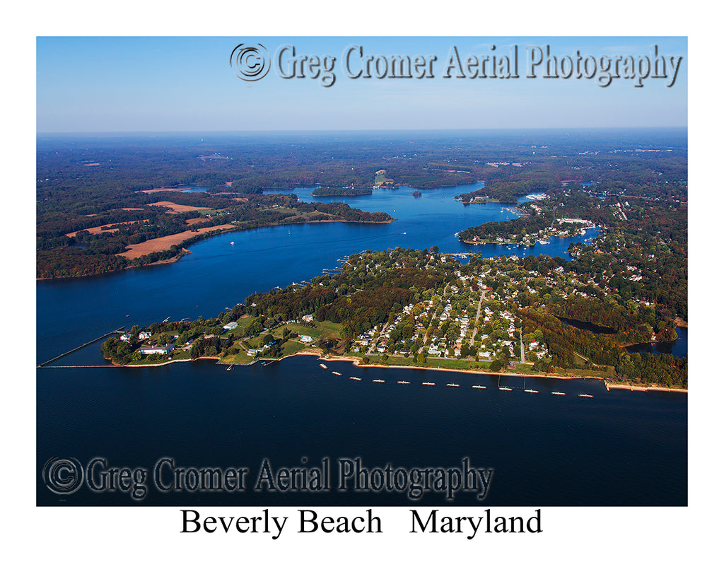 Aerial Photo of Beverly Beach, Maryland