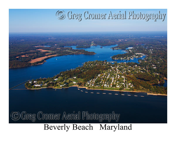 Aerial Photo of Beverly Beach, Maryland