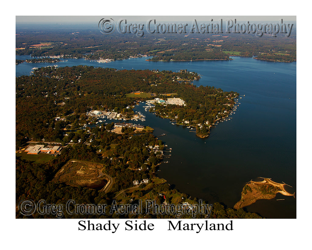 Aerial Photo of Shady Side, Maryland