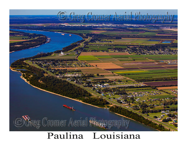 Aerial Photo of Paulina, Louisiana