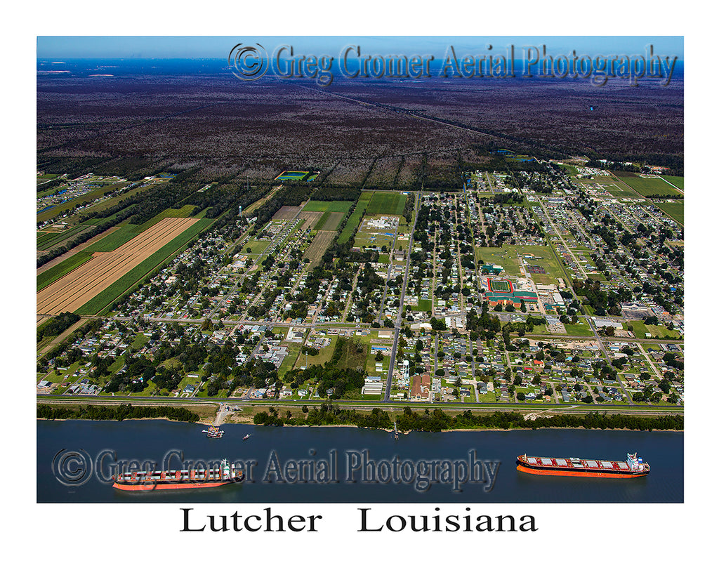 Aerial Photo of Lutcher, Louisiana