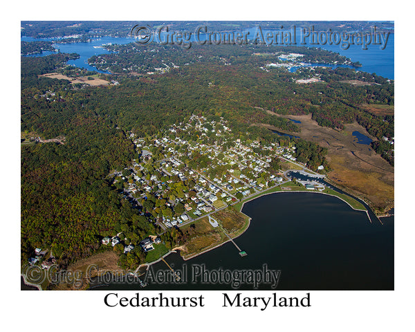 Aerial Photo of Cedarhurst, Maryland