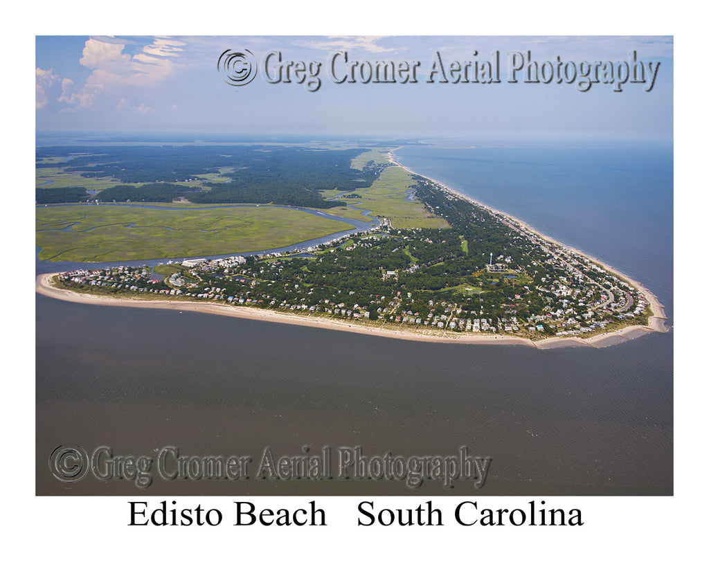 Aerial Photo of Edisto Beach, South Carolina