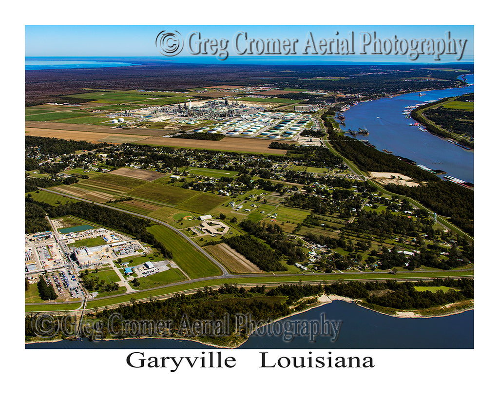 Aerial Photo of Garyville, Louisiana