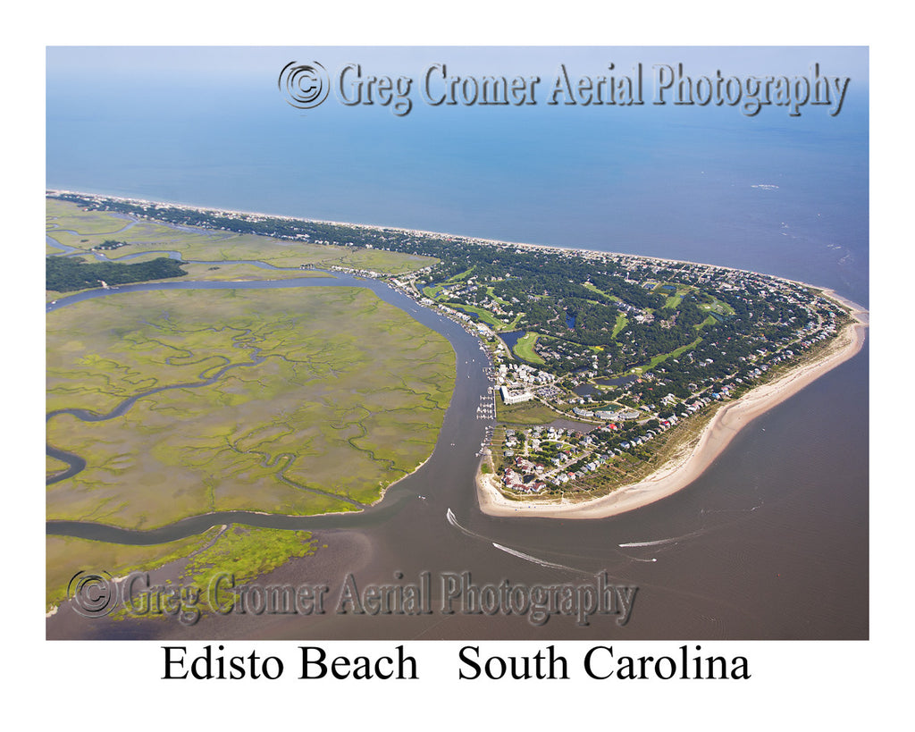 Aerial Photo of Edisto Beach, South Carolina
