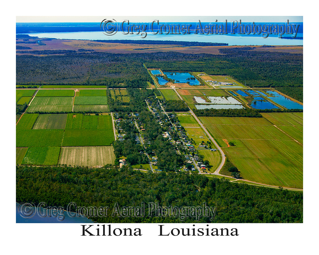 Aerial Photo of Killona, Louisiana