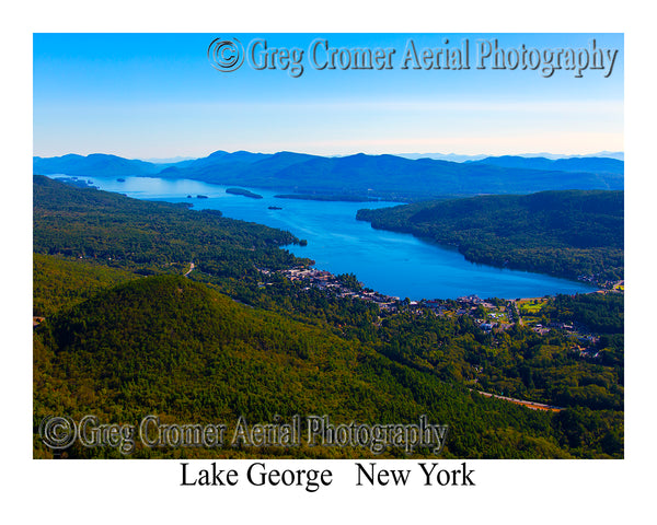 Aerial Photo of Lake George, New York