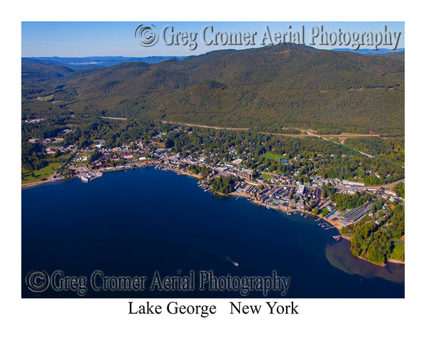 Aerial Photo of Lake George, New York