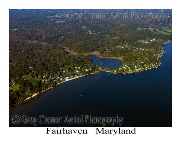 Aerial Photo of Fairhaven, Maryland