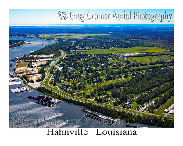 Aerial Photo of Hahnville, Louisiana