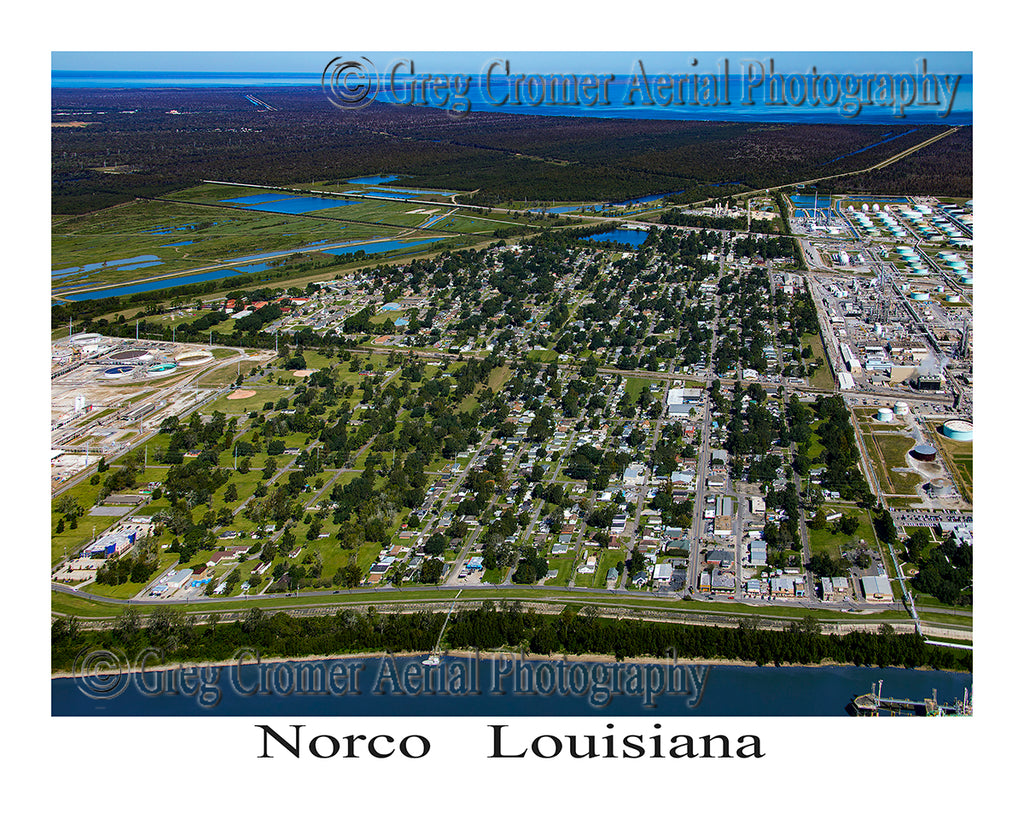 Aerial Photo of Norco, Louisiana