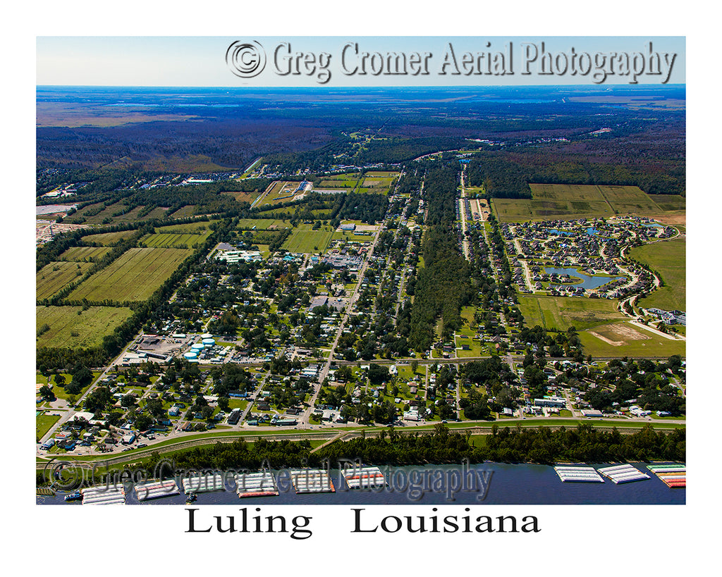 Aerial Photo of Luling, Louisiana