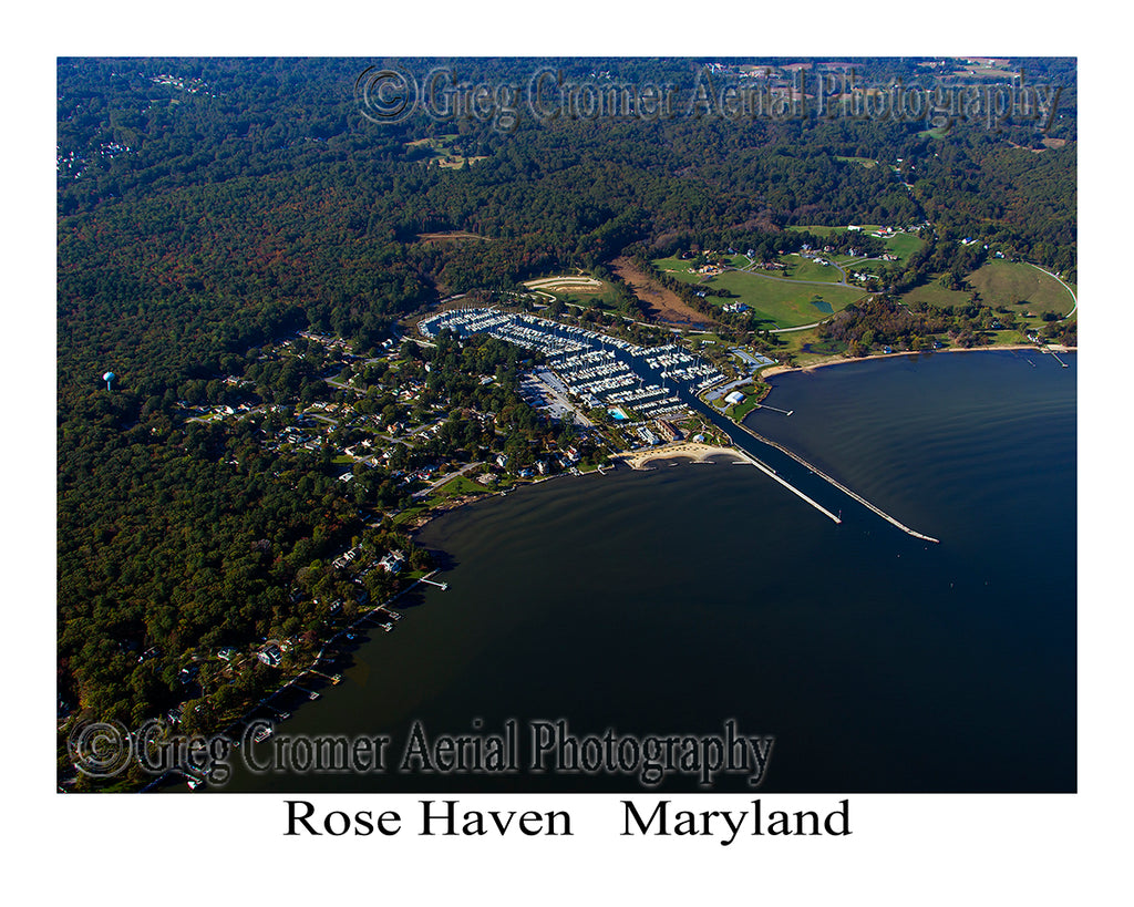 Aerial Photo of Rose Haven, Maryland