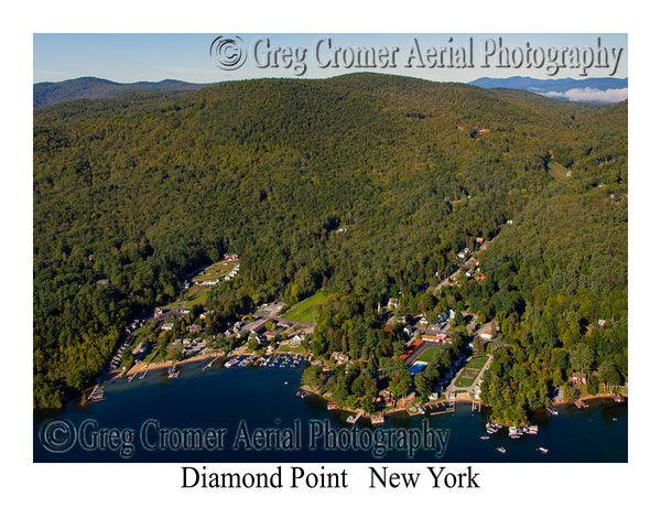 Aerial Photo of Diamond Point - Lake George, New York