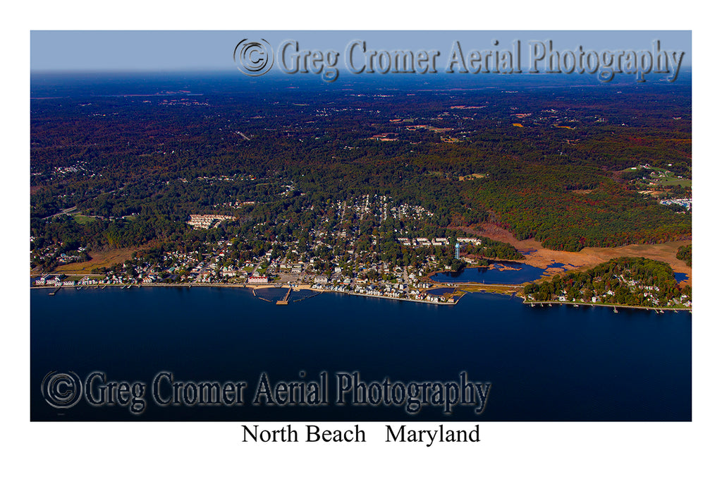 Aerial Photo of North Beach, Maryland