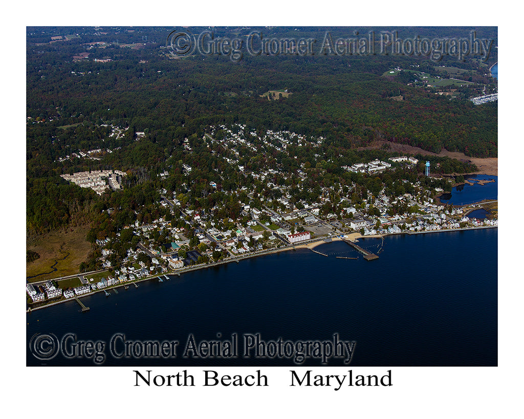 Aerial Photo of North Beach, Maryland