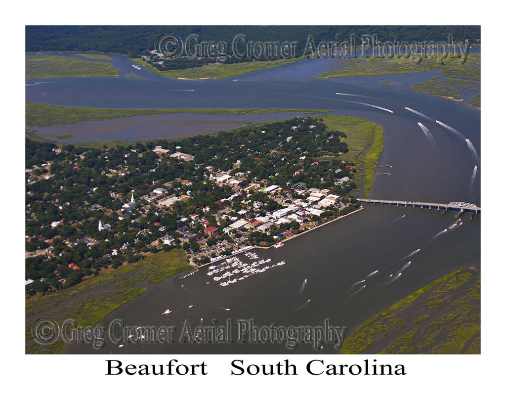 Aerial Photo of Beaufort, South Carolina