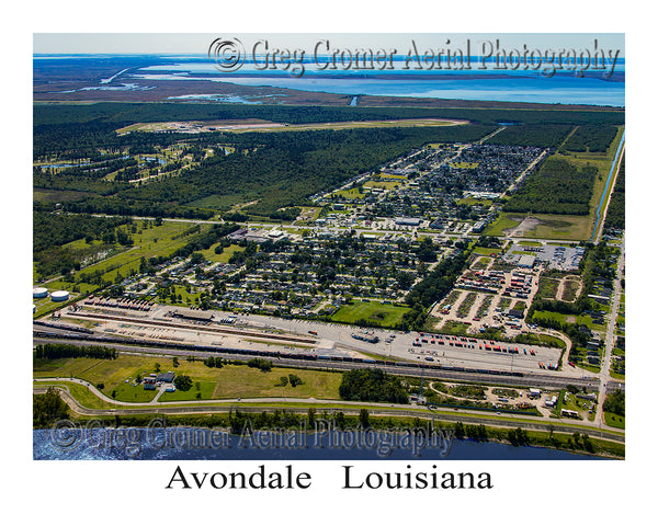 Aerial Photo of Avondale, Louisiana